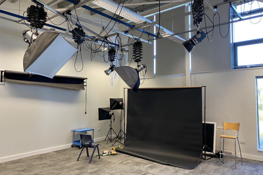 Photography lab with new equipment